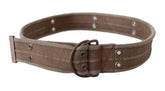 Dolce & Gabbana Beige Leather Logo Belt Sling Cintura Buckle Belt -   -  Dolce & Gabbana.